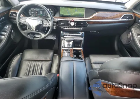 2018 Genesis G90 Ultimate z USA, uszkodzony, nr VIN KMHG54JH7JU043168